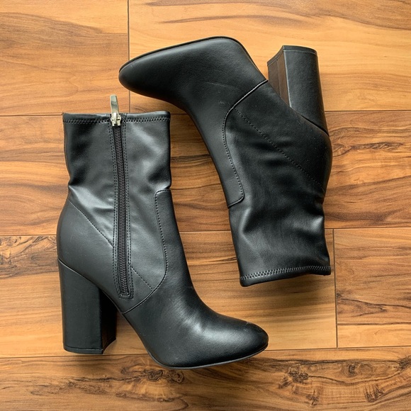 Marc Fisher Shoes - Marc Fisher newbie black heeled boots 8